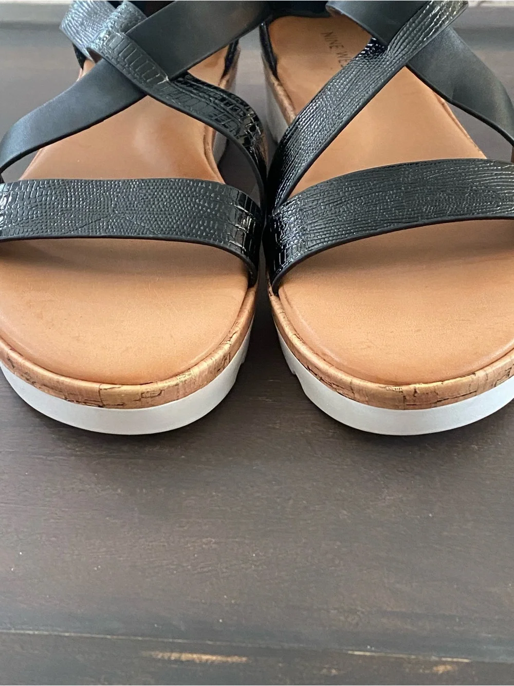 Nine West Black BEEME3 Sandals - Picture 2 of 10